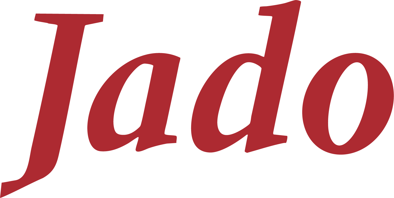Logo Jado rouge sur fond carreau – Boutique JadoShop à Marrakech, Maroc | Mode femme